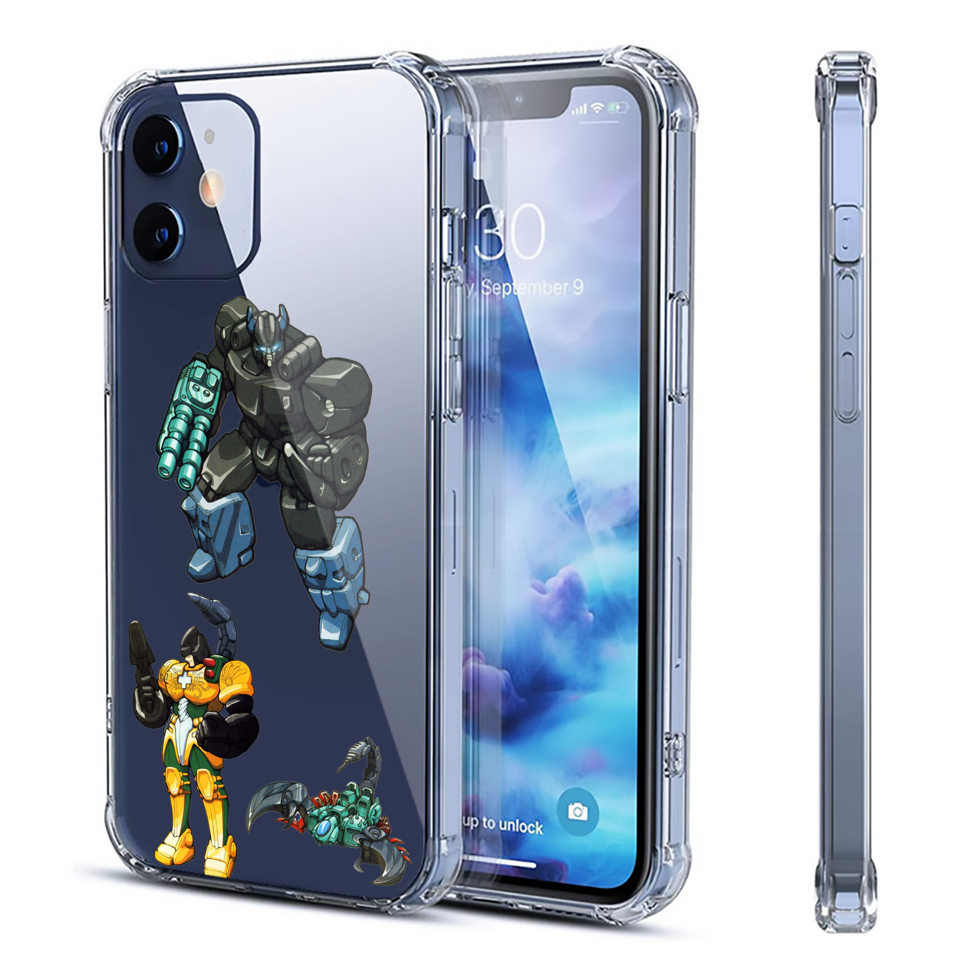 （画像用）  【iPhone 12シリーズ対応】透明スマホケース（クリアソフトケース）